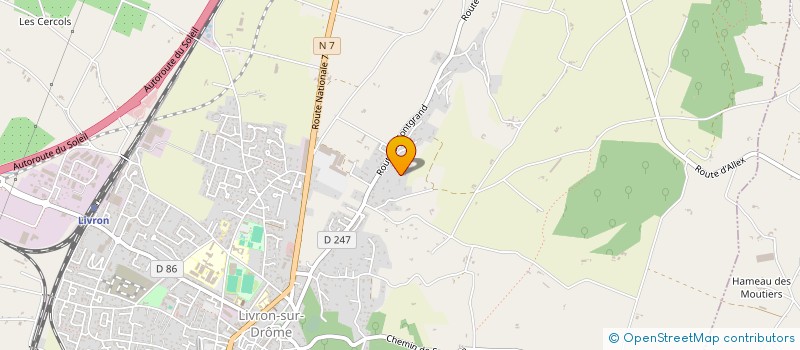 localisation de l'entreprise MADAME ELORA DUPONT  LIVRON-SUR-DROME