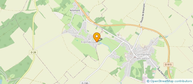 localisation de l'entreprise MADAME ELORA HOUGA  FREMECOURT