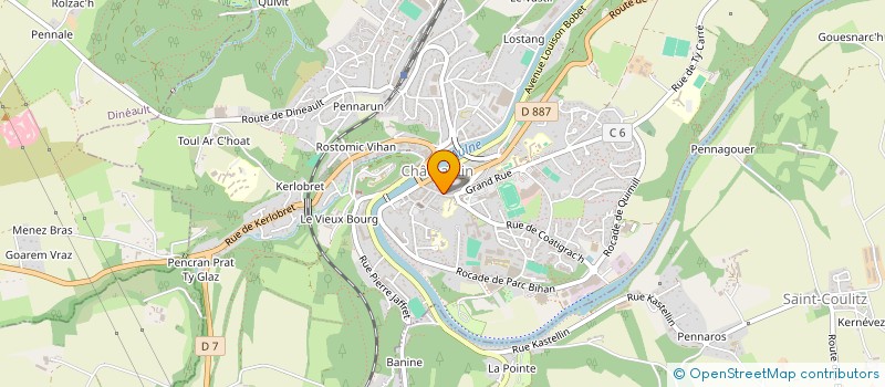 localisation de l'entreprise MADAME ELORA MICHEL  CHATEAULIN