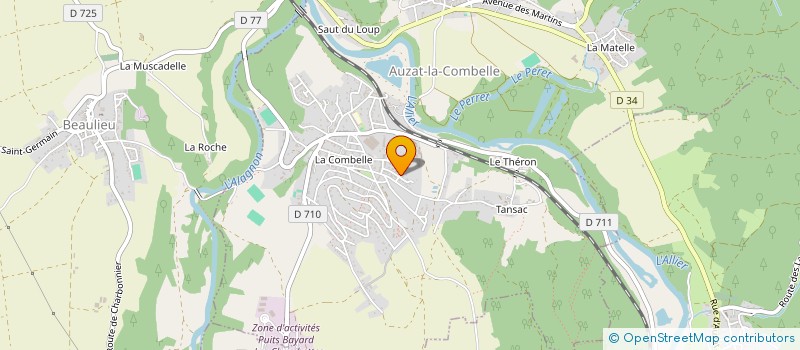 localisation de l'entreprise MADAME ELORA MORILLA  AUZAT-LA-COMBELLE