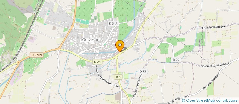 localisation de l'entreprise MADAME ELORA RAUZADA  GRAVESON