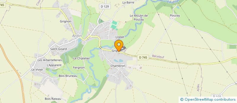 localisation de l'entreprise MADAME ELORA SAGORY  FAYE-SUR-ARDIN