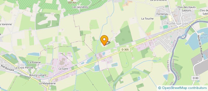 localisation de l'entreprise MADAME ELORA TABAREAU  LOIR EN VALLEE