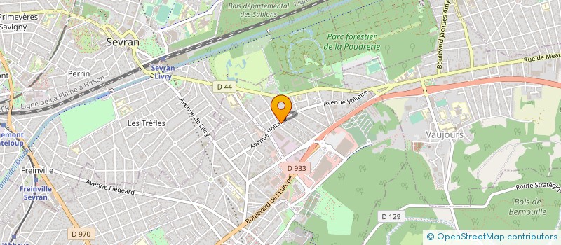 localisation de l'entreprise MADAME ELORA THEOBALD  LIVRY-GARGAN