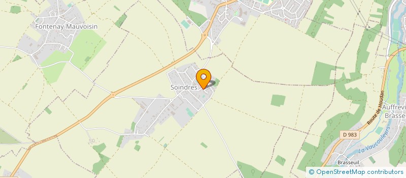 localisation de l'entreprise MADAME ELORA VINET-LECOMTE à SOINDRES