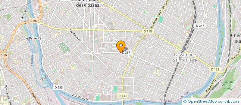 localisation de l'entreprise MADAME ELORANY COSTA DO NASCIMENTO  SAINT-MAUR-DES-FOSSES