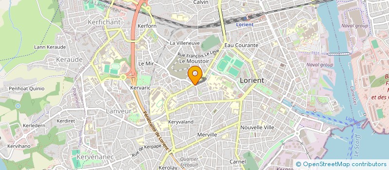 localisation de l'entreprise MADAME ELORRI GOLHEN  LORIENT