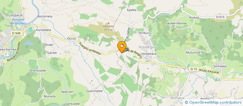 localisation de l'entreprise MADAME ELORRI LAMBERT  IROULEGUY