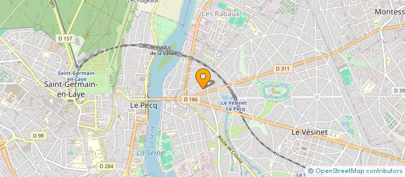 localisation de l'entreprise MADAME ELORRI LETRILLARD  LE VESINET