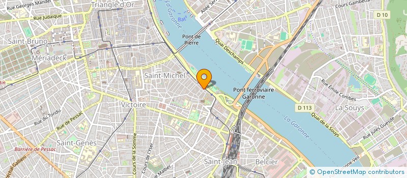 localisation de l'entreprise MADAME ELORRI MARGEON  BORDEAUX