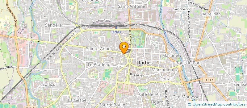 localisation de l'entreprise MADAME ELORRIE BROUGE  TARBES