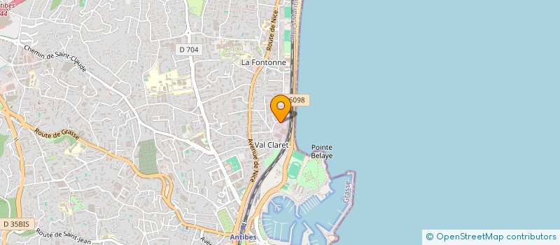 localisation de l'entreprise MADAME ELOUEN ROCHER à ANTIBES