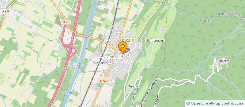 localisation de l'entreprise MADAME ELOYSE VOINSON  GONCELIN