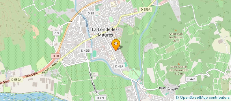 localisation de l'entreprise MADAME ELS MARGRIET VANDELANOTTE  LA LONDE-LES-MAURES