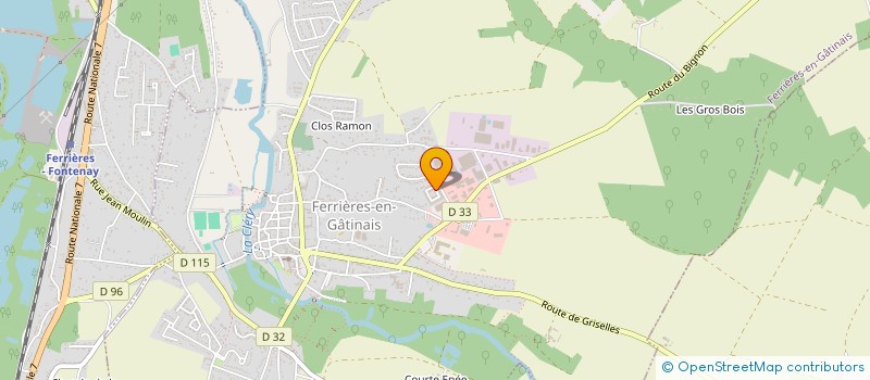 localisation de l'entreprise MADAME ELSA ANTUNES à FERRIERES-EN-GATINAIS
