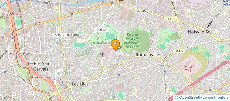 localisation de l'entreprise MADAME ELSA ASSOUS  LES LILAS