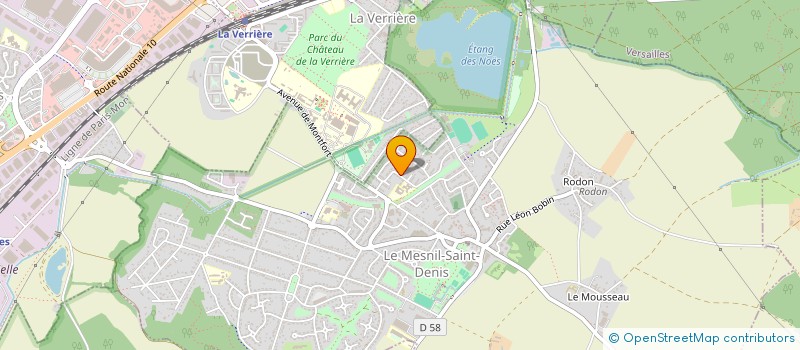 localisation de l'entreprise MADAME ELSA BADAOUI  LE MESNIL-SAINT-DENIS