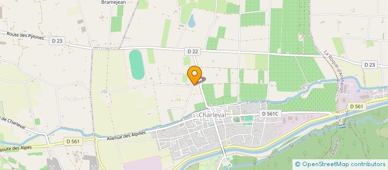 localisation de l'entreprise MADAME ELSA BALDUZZI  CHARLEVAL