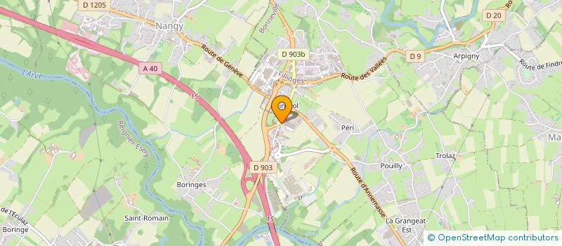 localisation de l'entreprise MADAME ELSA BARONI à CONTAMINE-SUR-ARVE