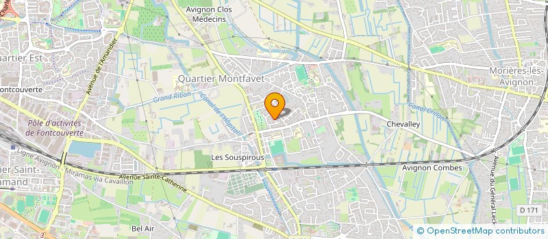 localisation de l'entreprise MADAME ELSA BASTET  AVIGNON