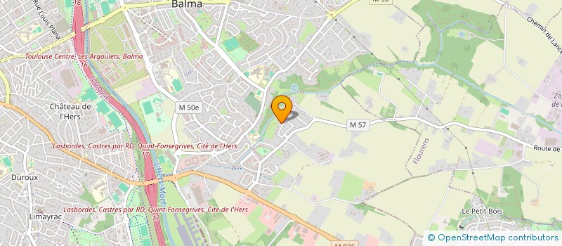 localisation de l'entreprise MADAME ELSA BATOGE  BALMA