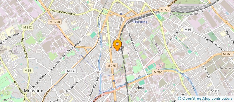 localisation de l'entreprise MADAME ELSA BATON  TOURCOING