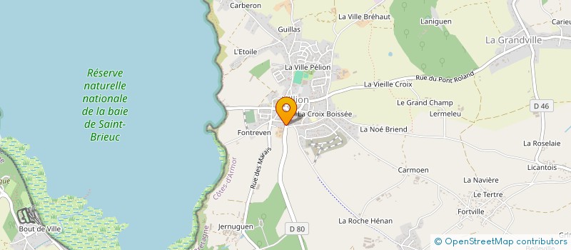 localisation de l'entreprise MADAME ELSA BAUDOUIN à HILLION