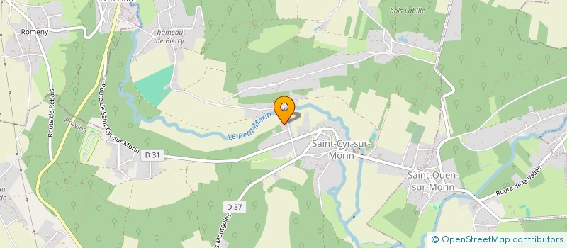 localisation de l'entreprise MADAME ELSA BAUMBERGER  SAINT-CYR-SUR-MORIN