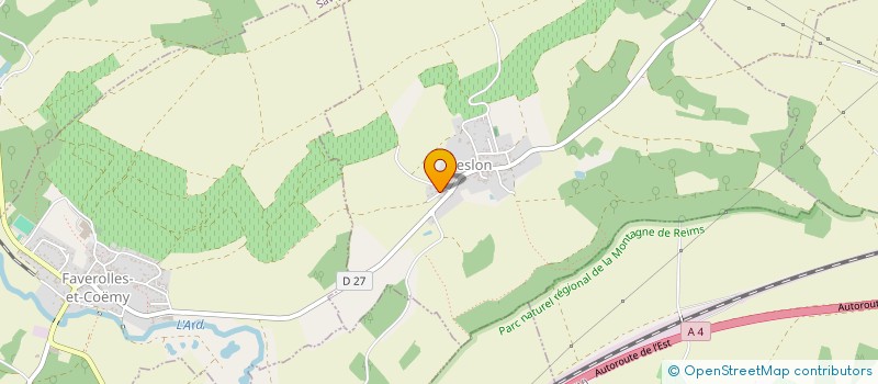 localisation de l'entreprise MADAME ELSA BEAUDEUX  TRESLON