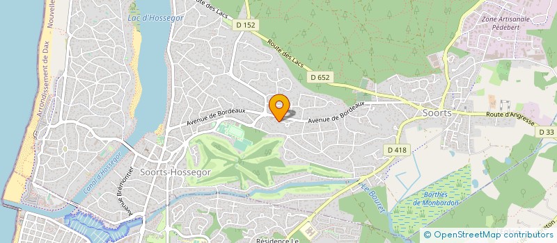 localisation de l'entreprise MADAME ELSA BECKER  SEIGNOSSE