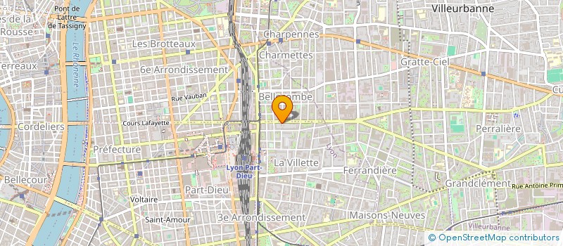localisation de l'entreprise MADAME ELSA BELBACHA à LYON