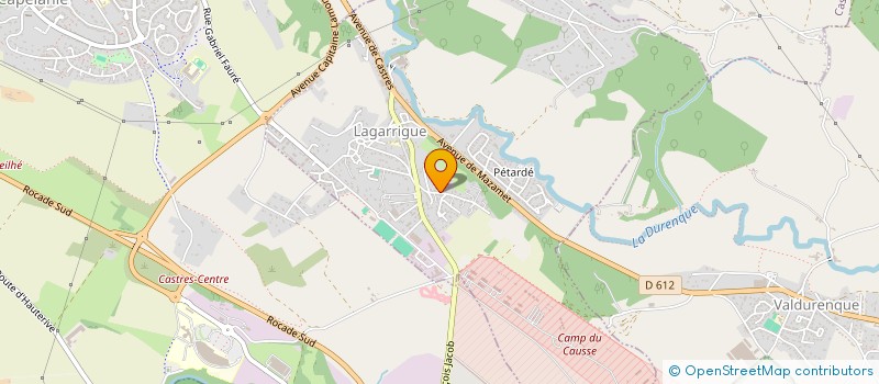 localisation de l'entreprise MADAME ELSA BERTRAND  LAGARRIGUE