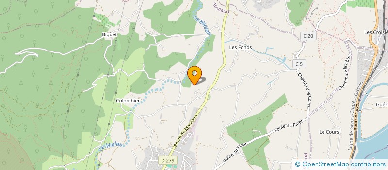 localisation de l'entreprise MADAME ELSA BIOUSSE  TOULAUD