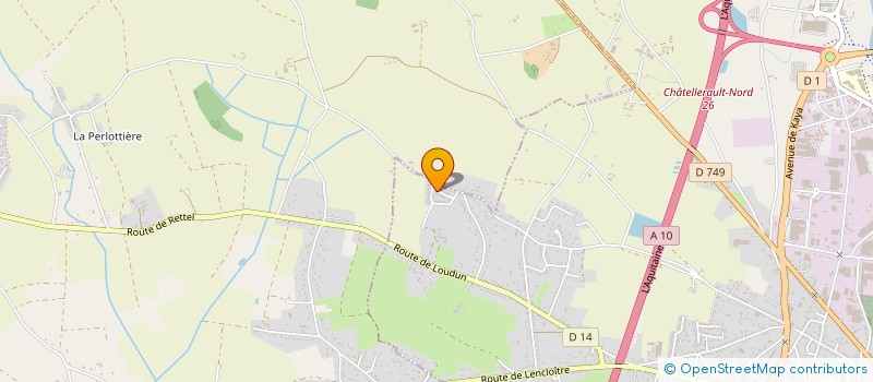 localisation de l'entreprise MADAME ELSA BLET  CHATELLERAULT