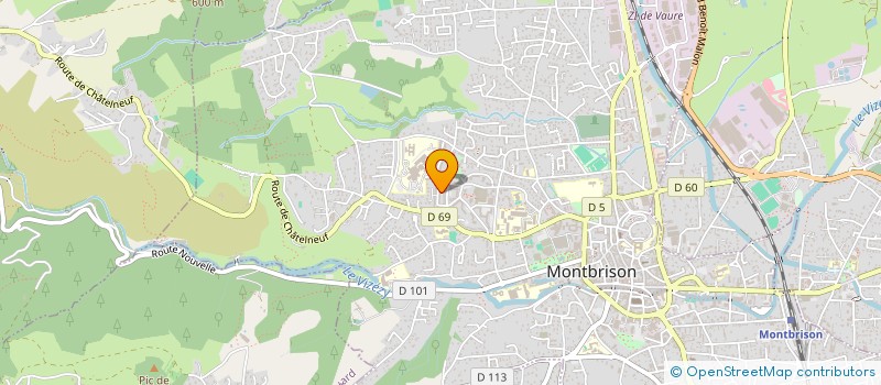 localisation de l'entreprise MADAME ELSA BONHOMME  MONTBRISON