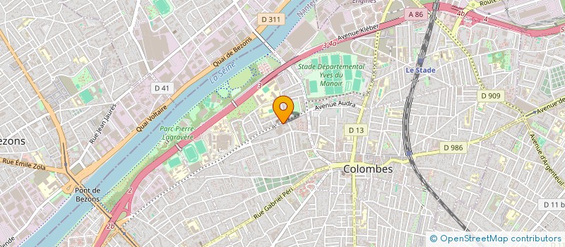 localisation de l'entreprise MADAME ELSA BOUABDALLAH à COLOMBES