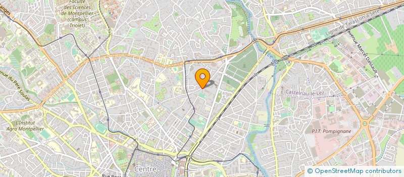 localisation de l'entreprise MADAME ELSA BOUBAKER  MONTPELLIER