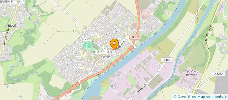 localisation de l'entreprise MADAME ELSA BOULAIS  BLAINVILLE-SUR-ORNE