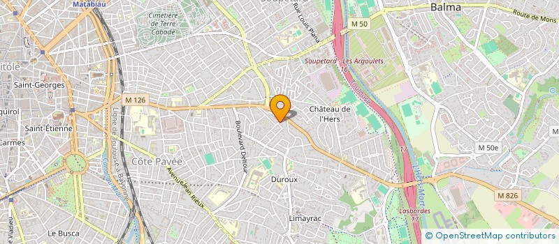 localisation de l'entreprise MADAME ELSA BOURLES  TOULOUSE