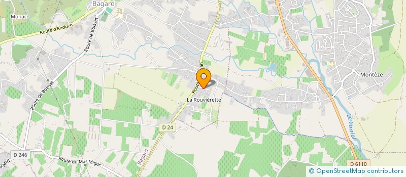 localisation de l'entreprise MADAME ELSA BRES  BAGARD