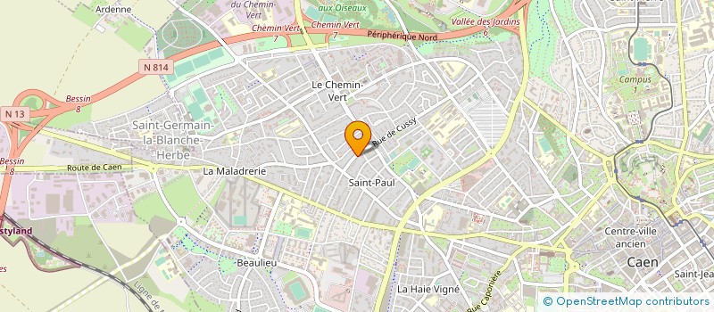 localisation de l'entreprise MADAME ELSA BRIOIS à CAEN