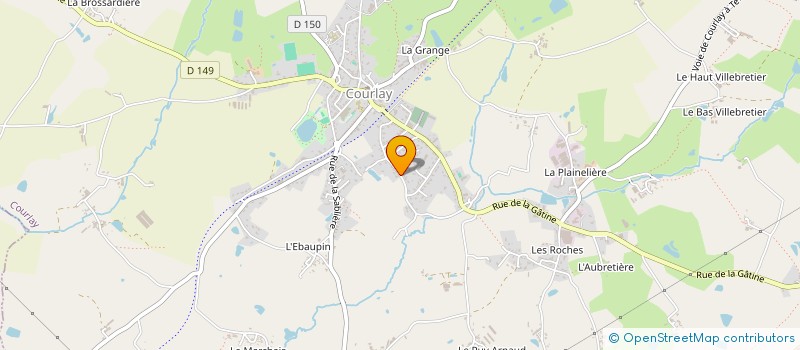 localisation de l'entreprise MADAME ELSA BROSSEAU  COURLAY