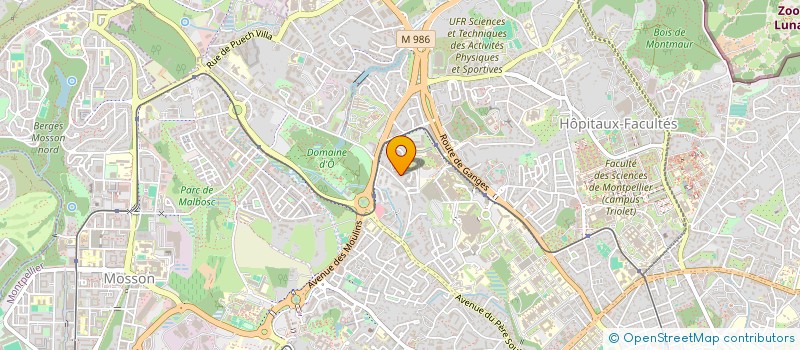 localisation de l'entreprise MADAME ELSA CAUMETTE à MONTPELLIER