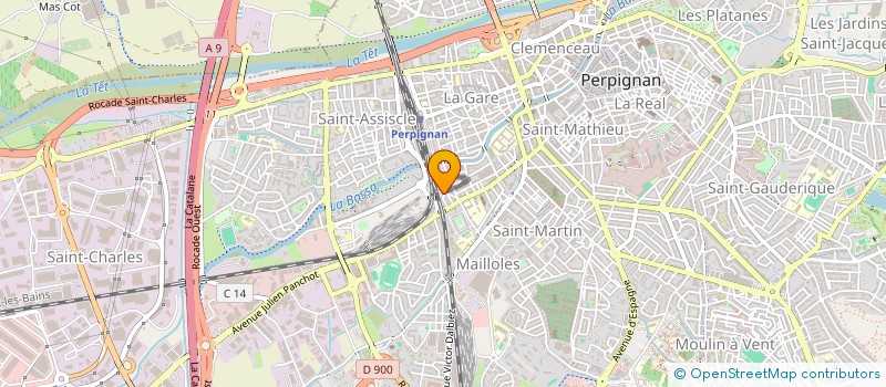 localisation de l'entreprise MADAME ELSA CAVANE  PERPIGNAN