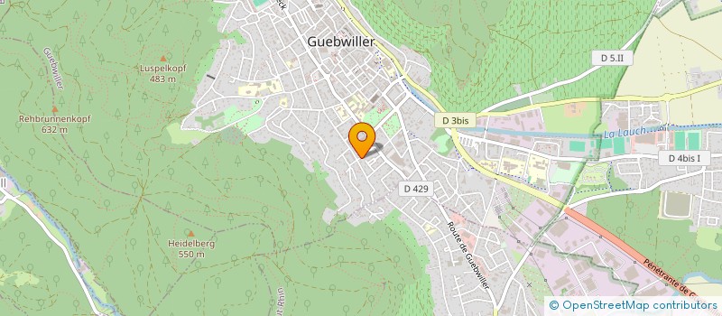 localisation de l'entreprise MADAME ELSA CELIK  GUEBWILLER