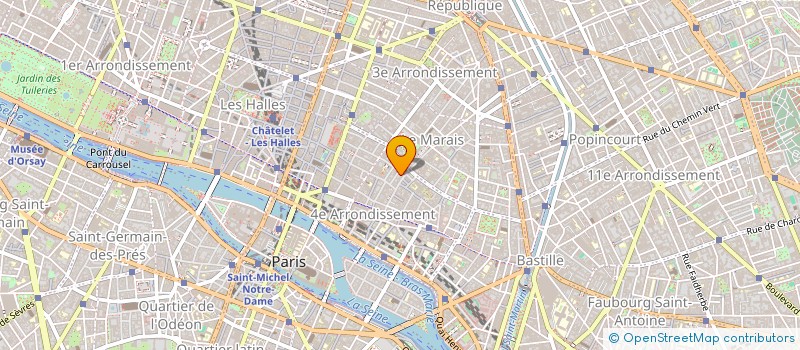 localisation de l'entreprise MADAME ELSA CHABERT  PARIS