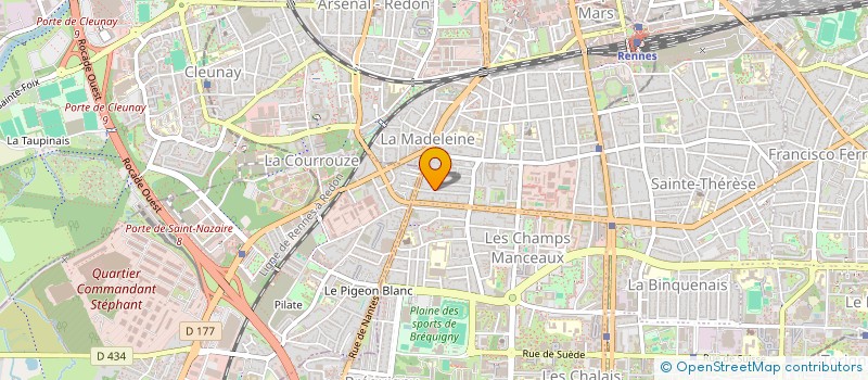 localisation de l'entreprise MADAME ELSA CHADERAT  RENNES