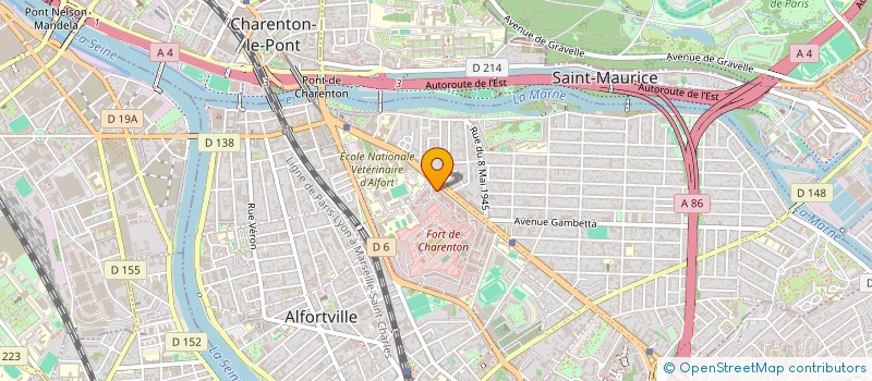 localisation de l'entreprise MADAME ELSA CHARDAVOINE  MAISONS-ALFORT