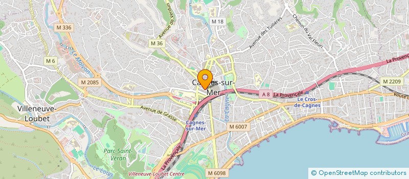 localisation de l'entreprise MADAME ELSA COCILOVO à CAGNES-SUR-MER