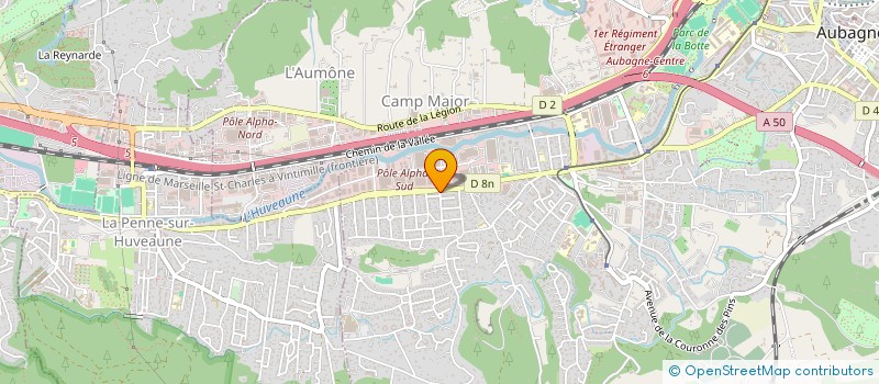 localisation de l'entreprise MADAME ELSA COHEN  AUBAGNE